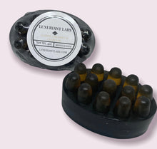 Load image into Gallery viewer, Coffee, Coconut & Charcoal Massaging Soap