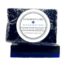 Load image into Gallery viewer, Men’s Black and Bleu’ Soap
